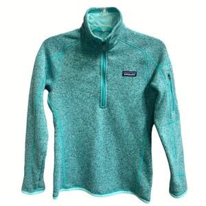 Patagonia 1/4 Zip Pullover Better Sweater Teal Green Sz XXS ? Warm Gorpcore